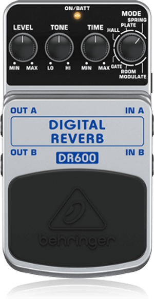 Behringer DR600 Digital Reverb Guitar Effect Pedal